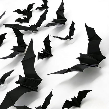 Halloween LED Flashing Bat Wall Stickers