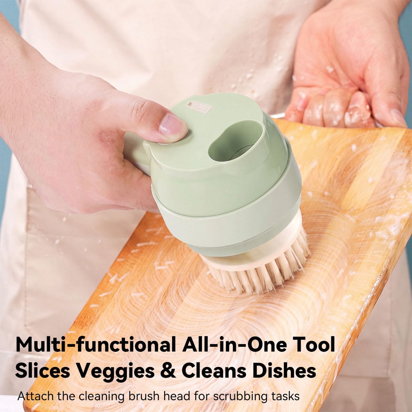5-In-1 Wireless Electric Vegetable Chopper, Multi-Function Food Processor