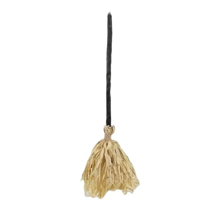 Glowing Animated Dancing Witch Broom with Sounds Bendable Stick Halloween Magic Witch Broomstick Walking Feet Movable