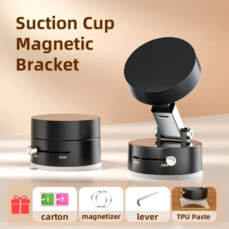 Magnetic Household Mobile Phone Holder Double-Sided Adsorption Foldable Mini Multi-Function Navigation Car Mobile Phone Holder