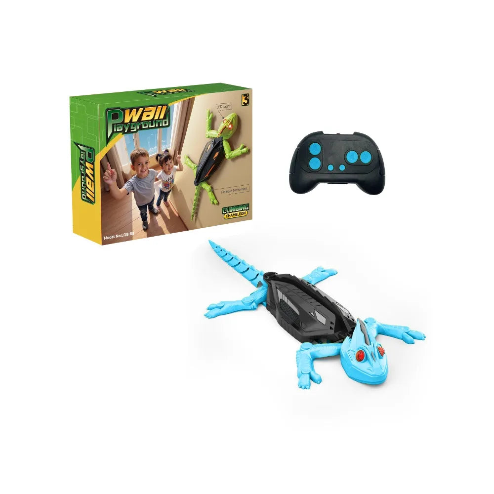 Rechargeable Wall Climbing RC Lizard Toy Realistic LED Eyes Climber Gecko Robot Toy Remote Control Cockroach Spider Toy For